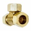 Thrifco Plumbing #64 7/8 Inch Lead-Free Brass Compression Tee 6964009